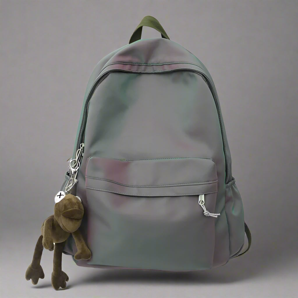New Style Trends - Plush Buddy Gradient Aesthetic Backpack - Outfit Ideas