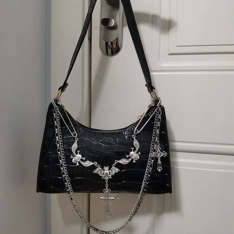 New Style Trends - Punk Fashion Chains Crossbody Bags - Outfit Ideas