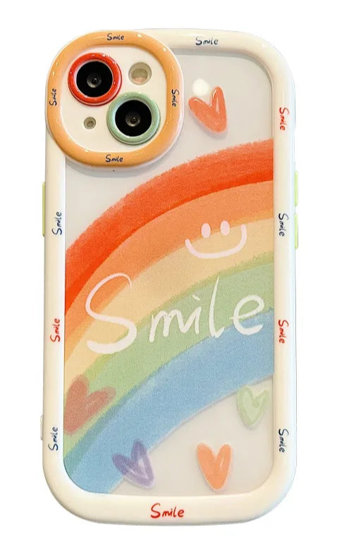 New Style Trends - Rainbow Smile Soft iPhone Case - Outfit Ideas