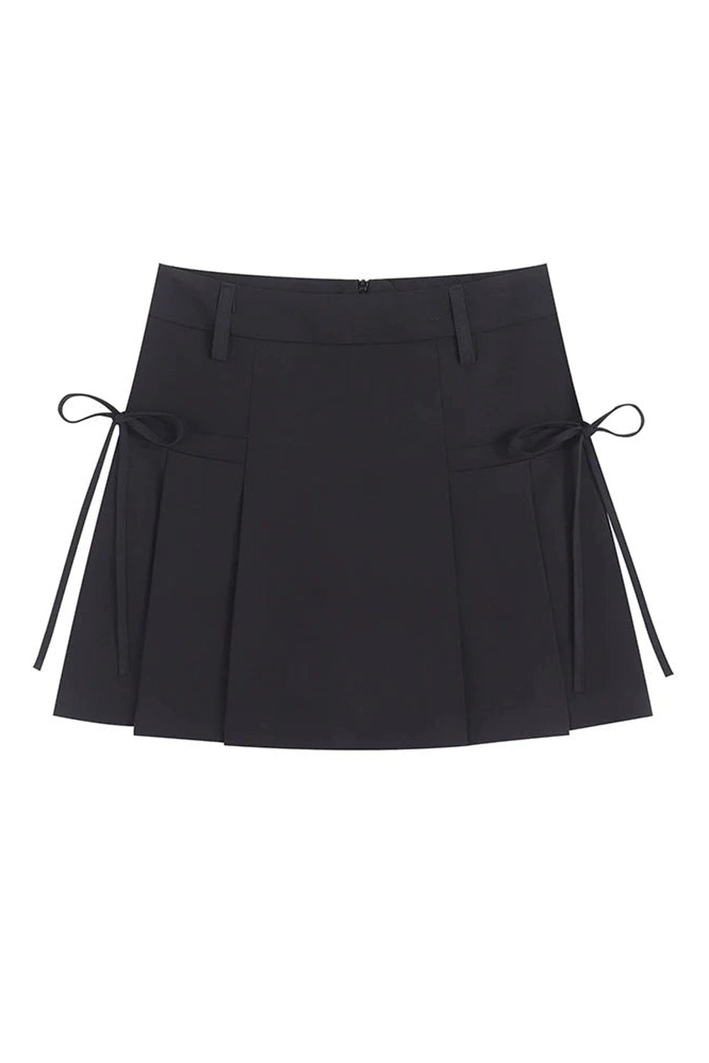 New Style Trends - Retro Lace Up Pleated Summer Skirt - Outfit Ideas