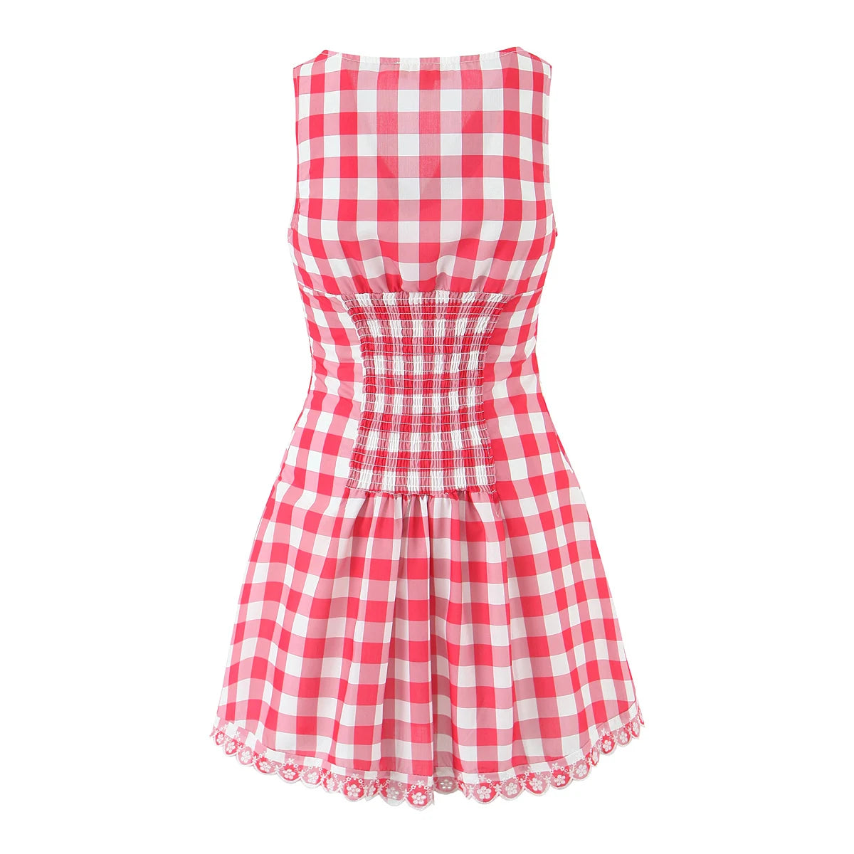 New Style Trends - Retro Strawberry Gingham Doll Dress - Outfit Ideas