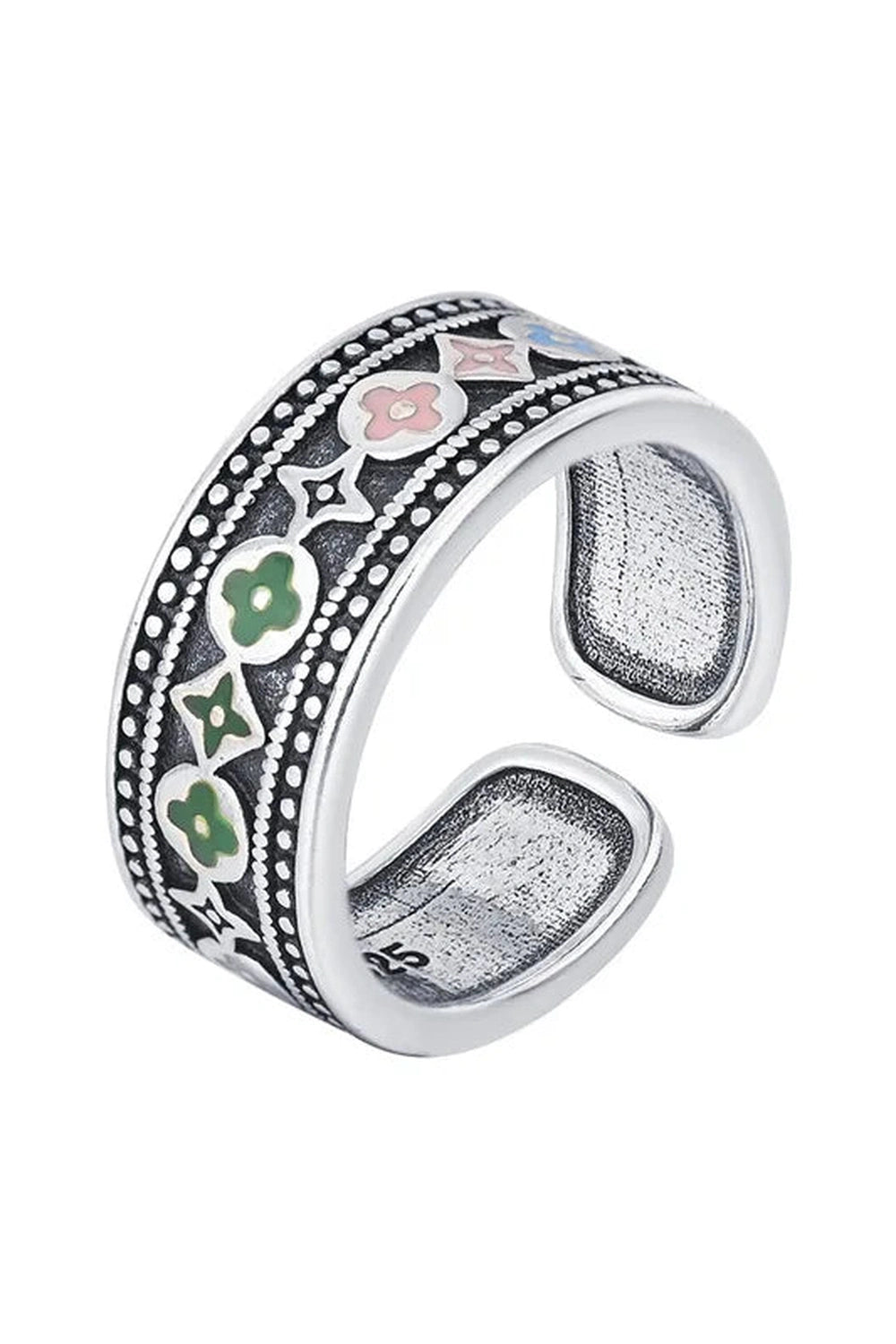 New Style Trends - Retro Trendy Thai Silver Ring - Outfit Ideas