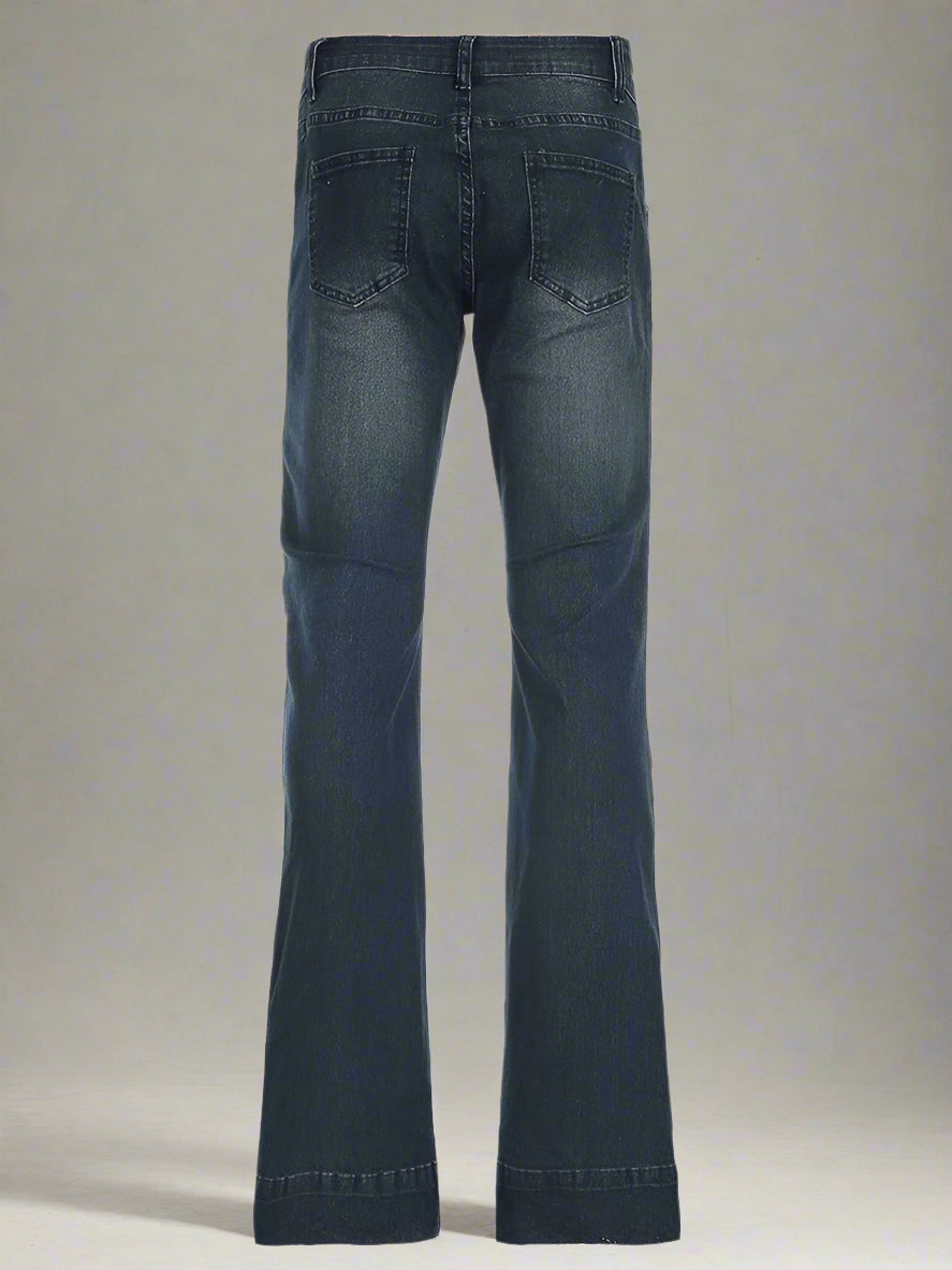 New Style Trends - Retro Y2k Flare Denim Jeans - Outfit Ideas