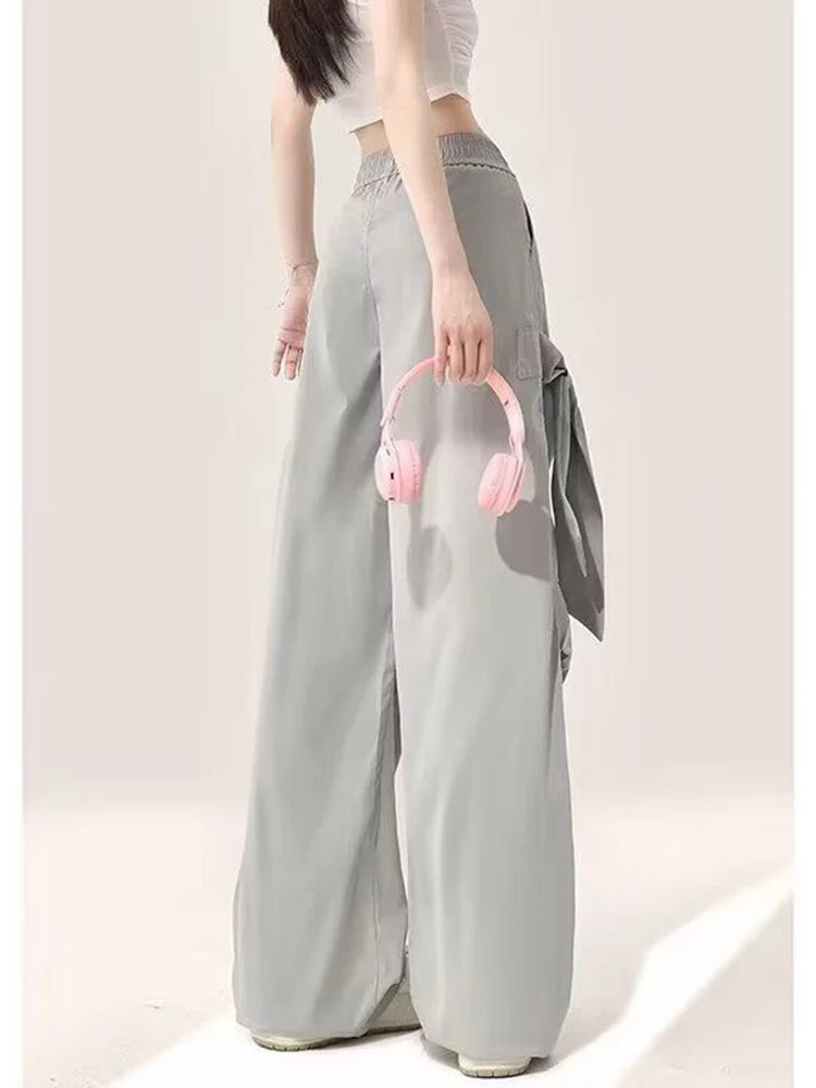 New Style Trends - Ribbon Side Chill Y2k Pants - Outfit Ideas