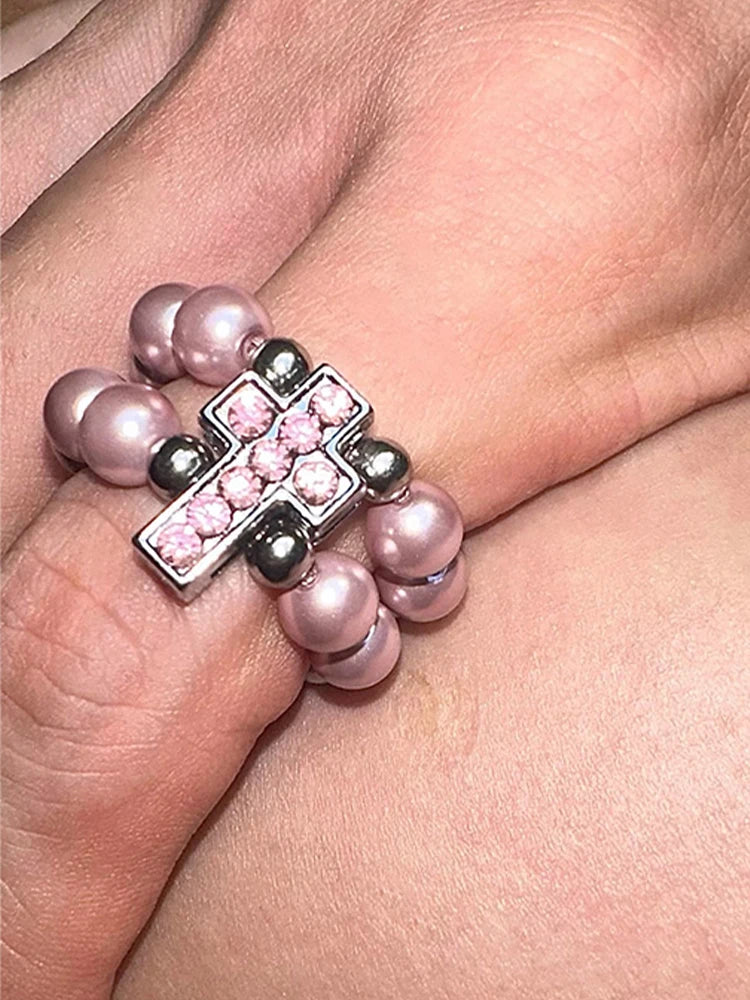 New Style Trends - Rosy Devotion Beaded Ring - Outfit Ideas