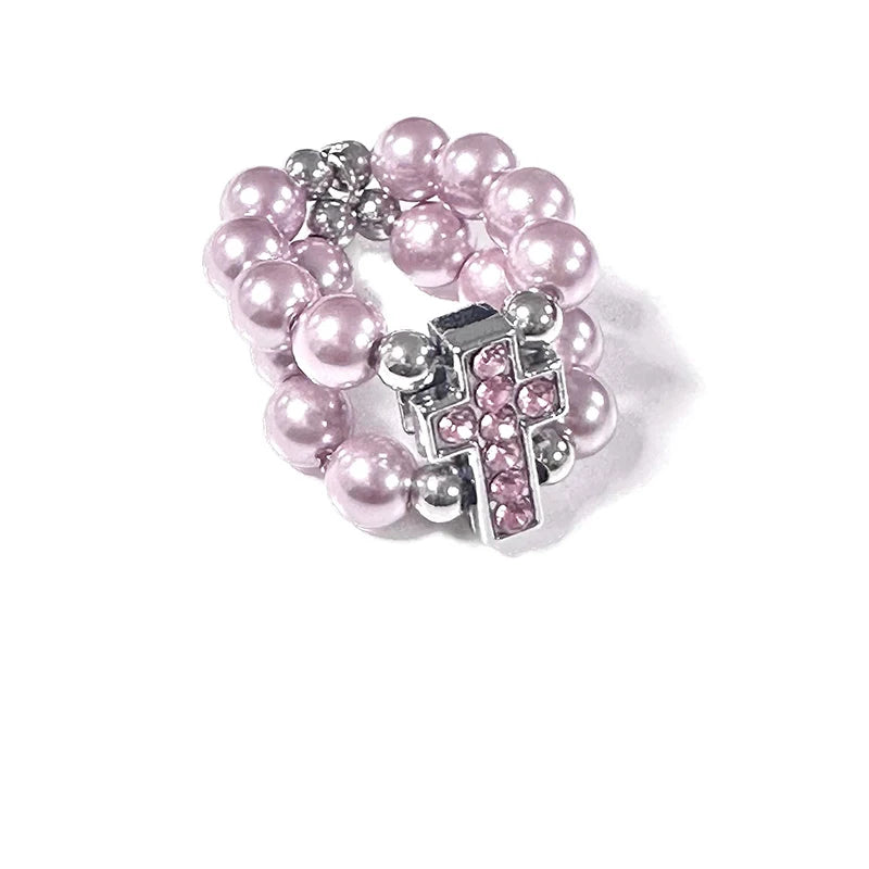 New Style Trends - Rosy Devotion Beaded Ring - Outfit Ideas