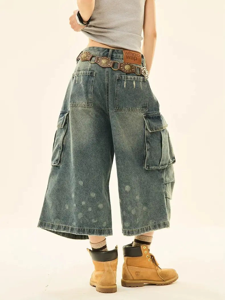 New Style Trends - Rugged Core Utility Y2k Shorts - Outfit Ideas