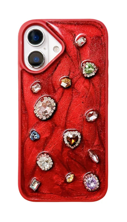 New Style Trends - Scarlet Spark Jewel Aesthetic iPhone  Case - Outfit Ideas