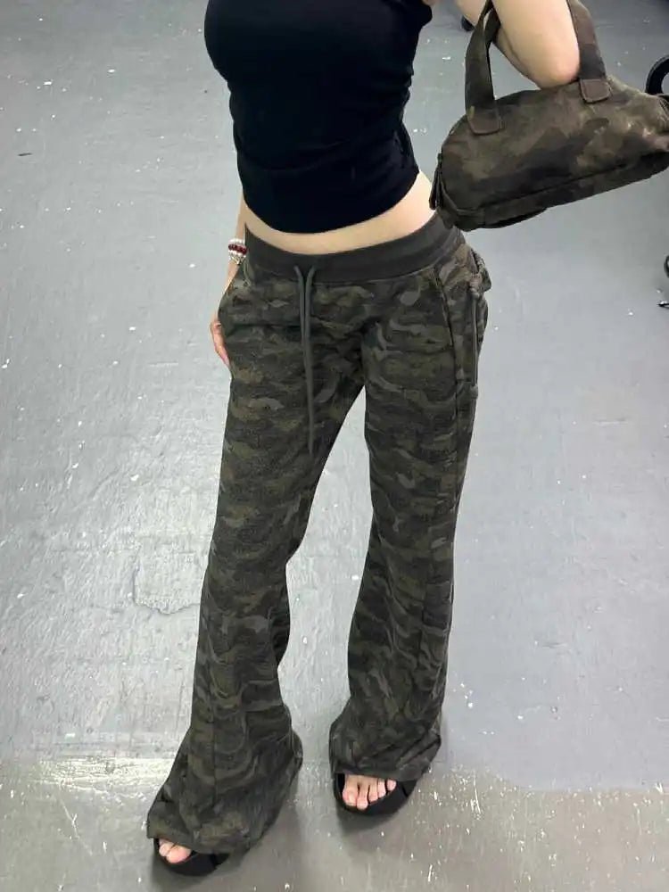 New Style Trends - Shadow Camo Flare Joggers - Outfit Ideas