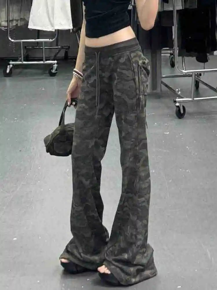 New Style Trends - Shadow Camo Flare Joggers - Outfit Ideas