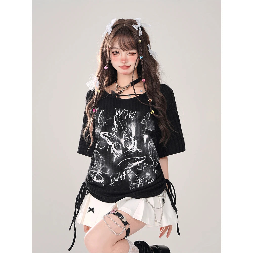 New Style Trends - Shadow Flutter Edgy Alt Top - Outfit Ideas