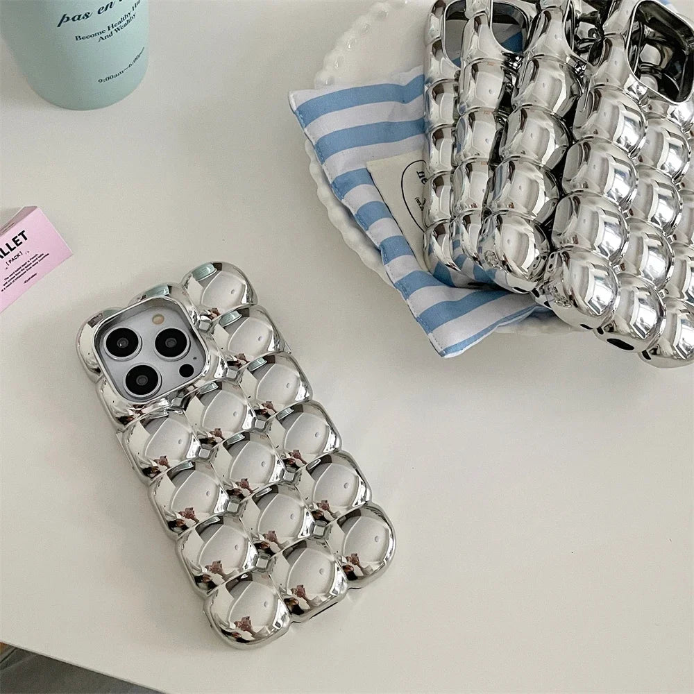 New Style Trends - Silver Bubble iPhone Case - Outfit Ideas