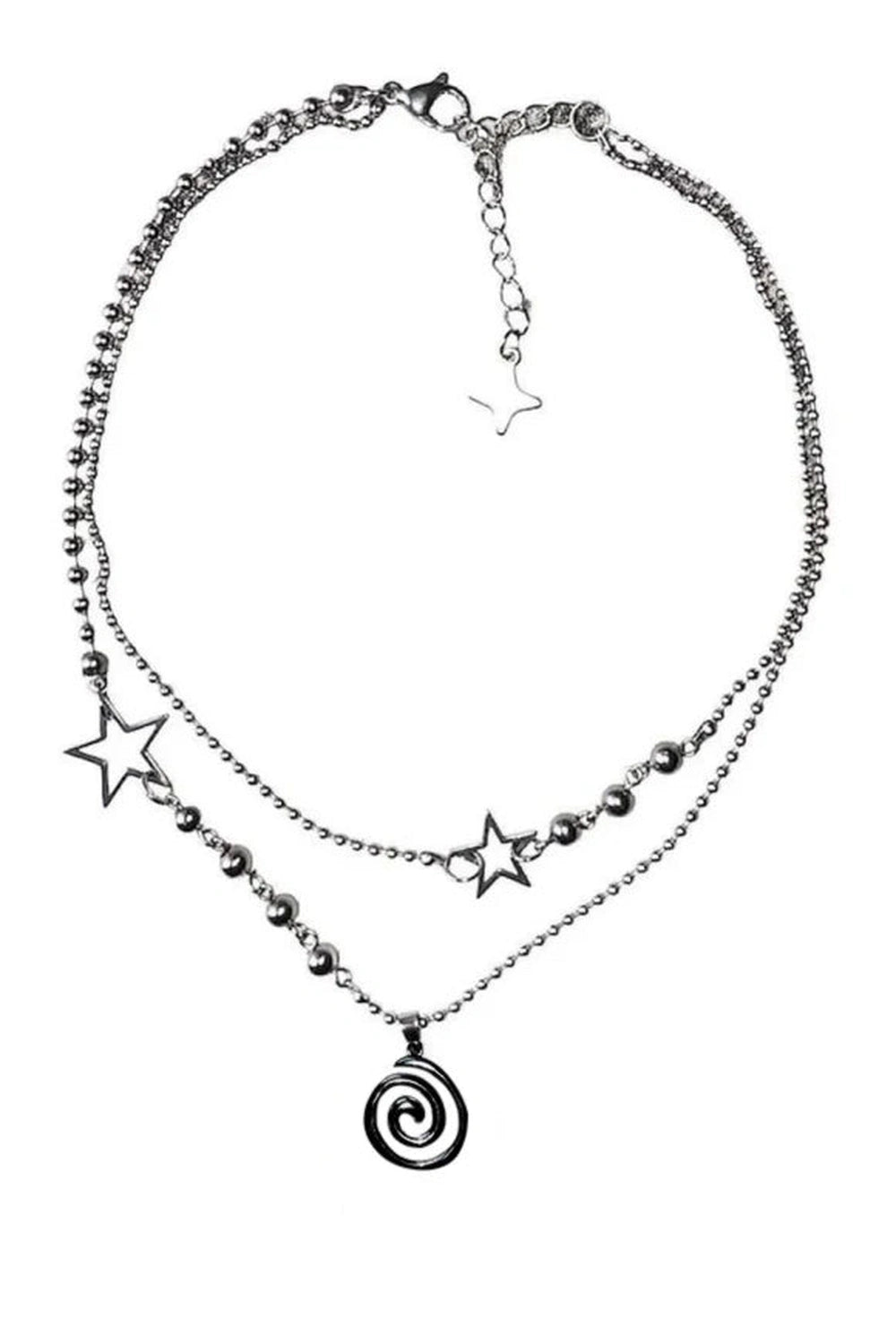 New Style Trends - Spiral Pendant Layered Choker - Outfit Ideas