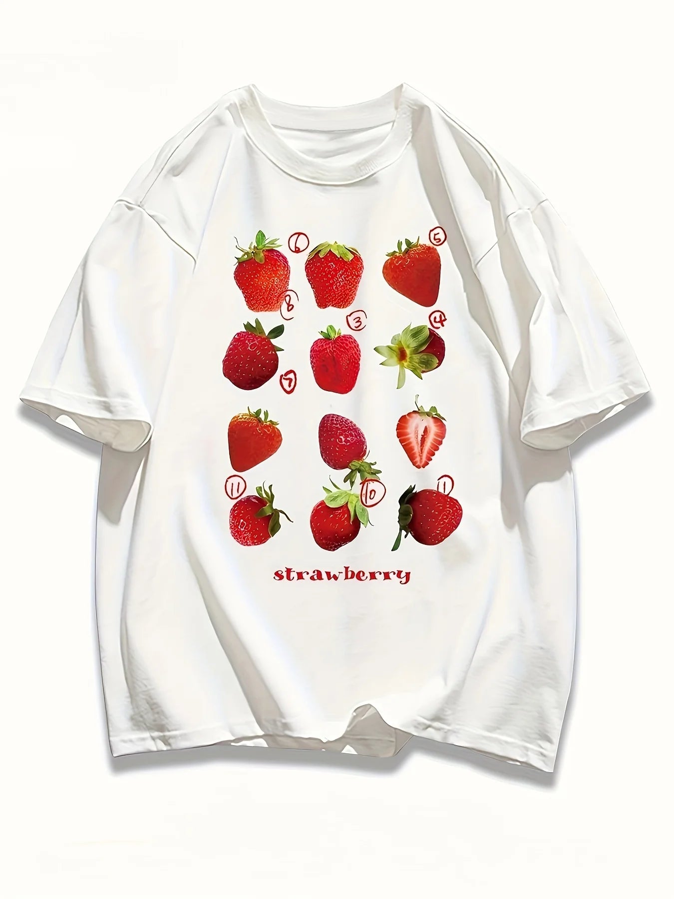New Style Trends - Strawberry Study Aesthetic T-Shirt - Outfit Ideas