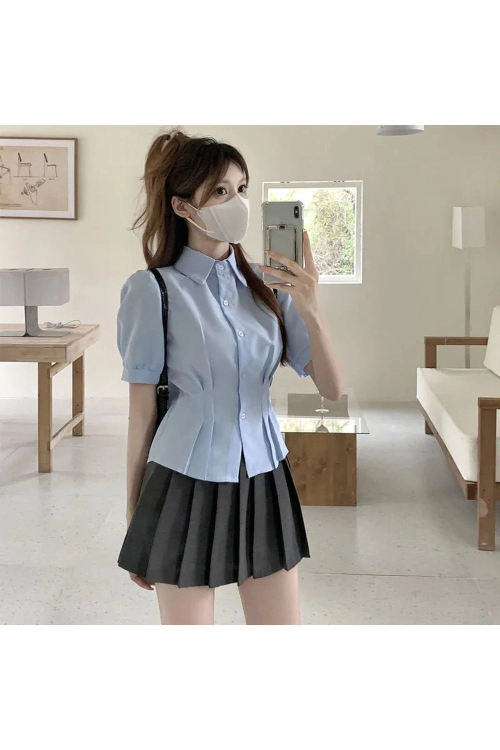New Style Trends - Summer Cropped Turndown Collar Blouse - Outfit Ideas