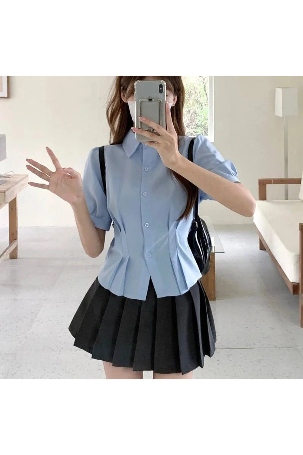 New Style Trends - Summer Cropped Turndown Collar Blouse - Outfit Ideas