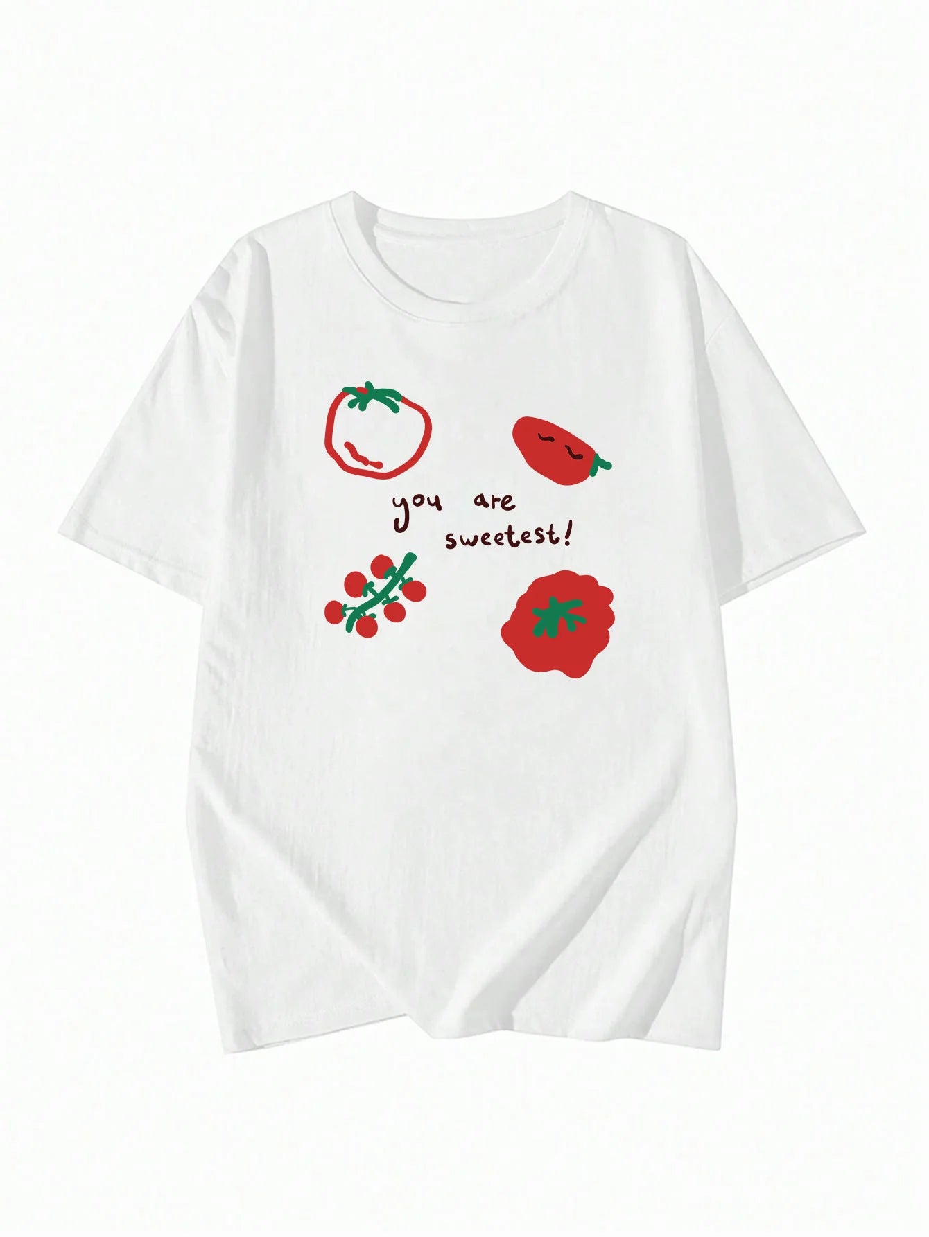 New Style Trends - Sweetest Tomato Sketch Aesthetic T-Shirt - Outfit Ideas