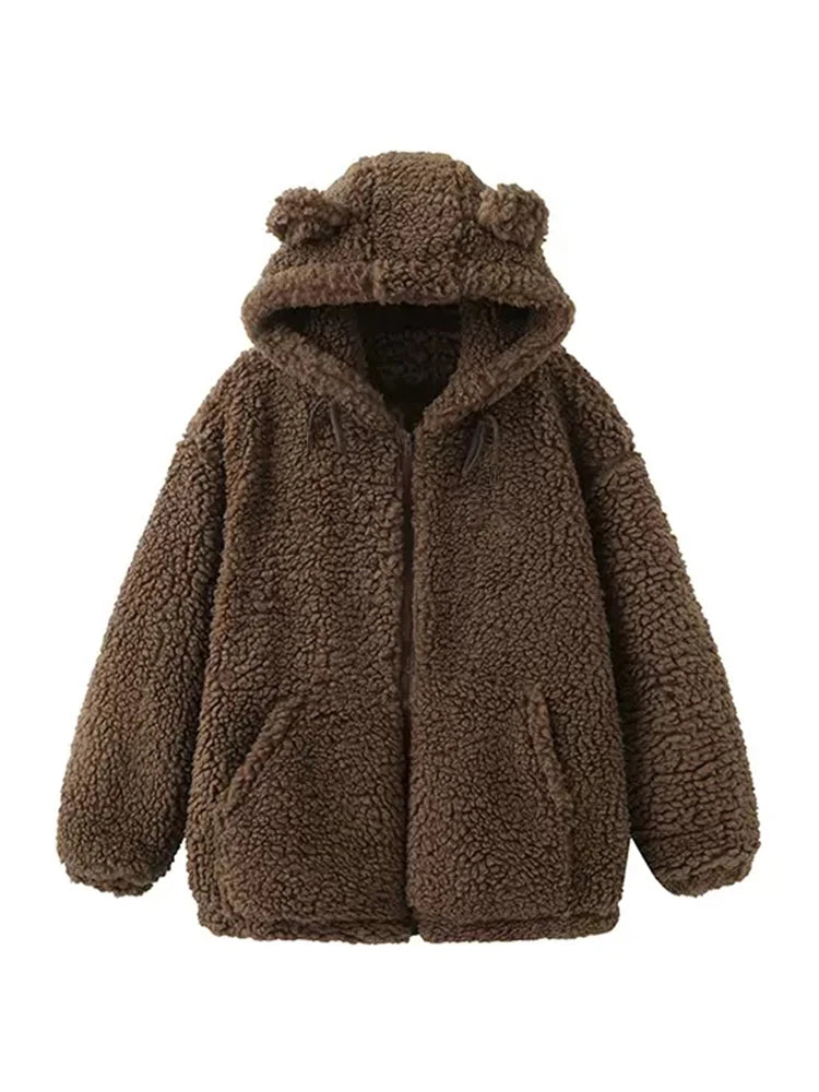 New Style Trends - Teddy Mood Hooded Kawaii Jacket - Outfit Ideas