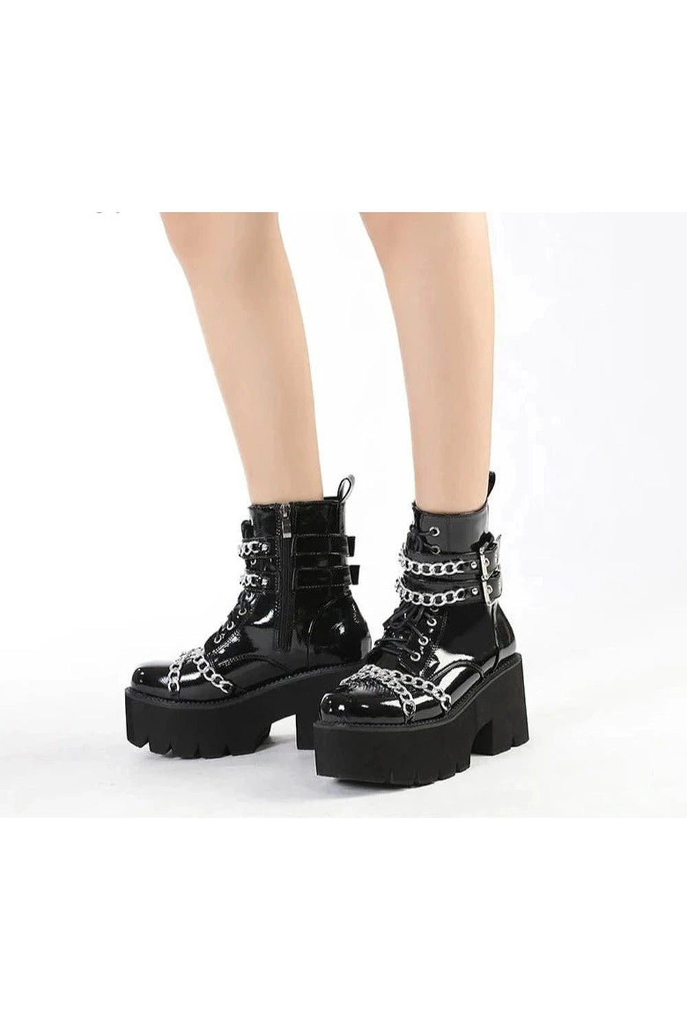 New Style Trends - Thick Bottom Alt Gothic Shoes - Outfit Ideas