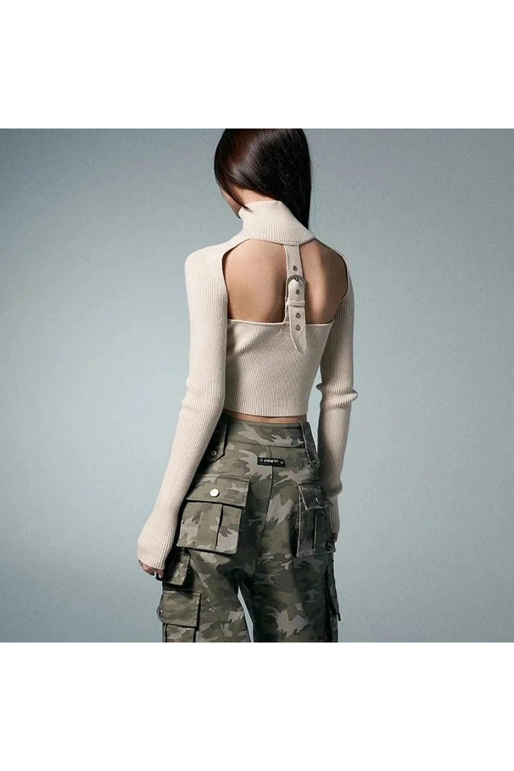 New Style Trends - Urban Edgy Y2k Cropped Knit Cardigan - Outfit Ideas