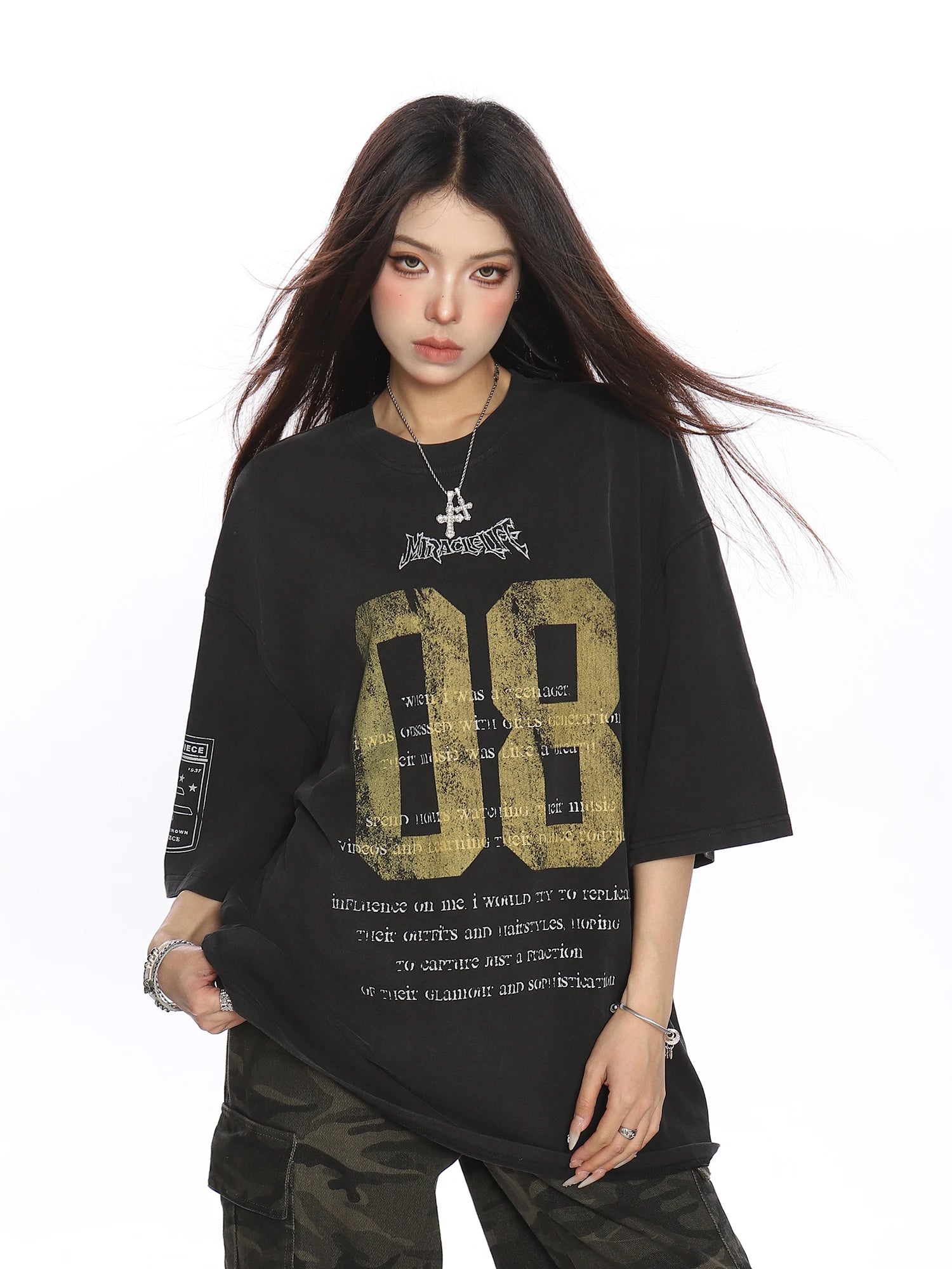 New Style Trends - Varsity Oversized Y2k T-Shirt - Outfit Ideas