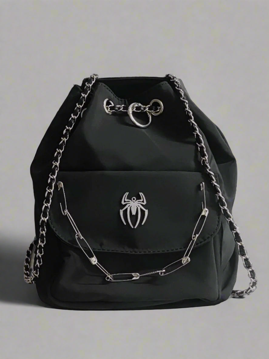 New Style Trends - Venom Chain Alt Punk Backpack - Outfit Ideas