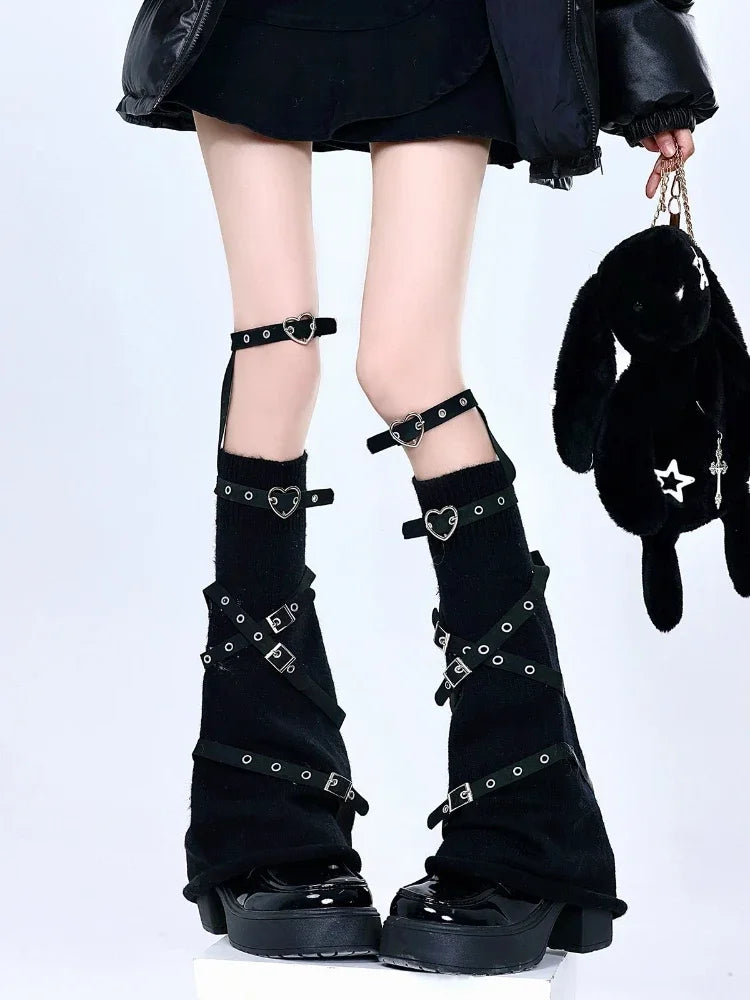 New Style Trends - Violet Vengeance Pastel Goth Leg Warmers - Outfit Ideas