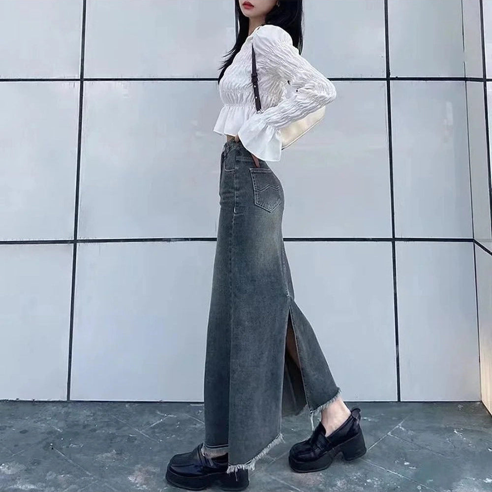 New Style Trends - Y2k All-Match Denim Skirt - Outfit Ideas