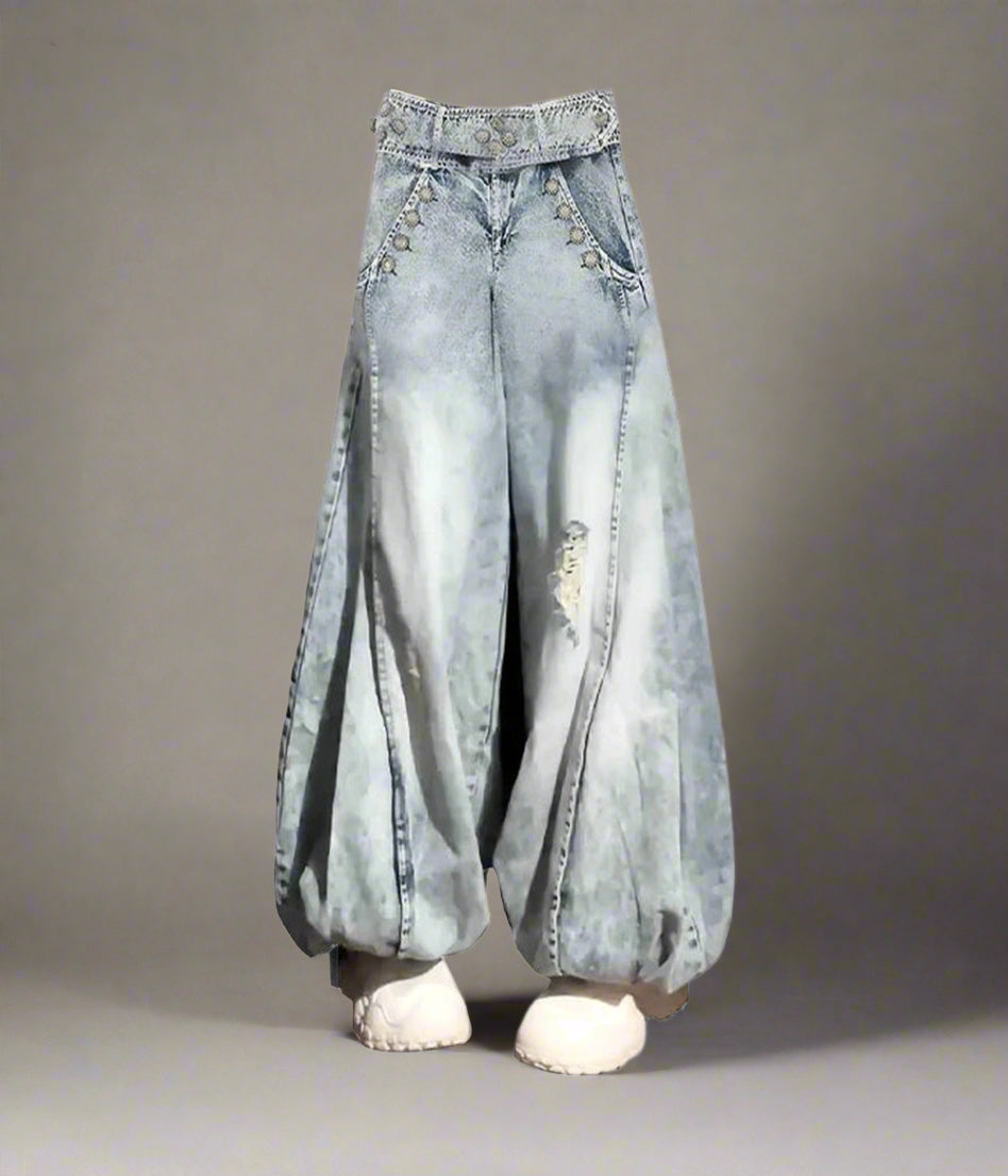 New Style Trends - Y2k Balloon Wide-Leg Jeans - Outfit Ideas