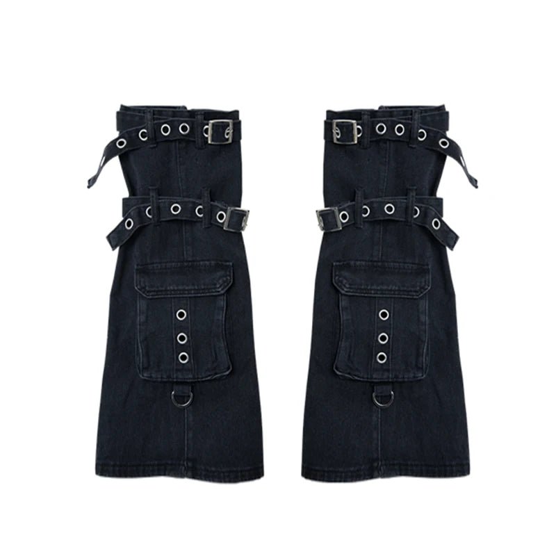 New Style Trends - Y2k Chaos Buckle Leg Warmers - Outfit Ideas
