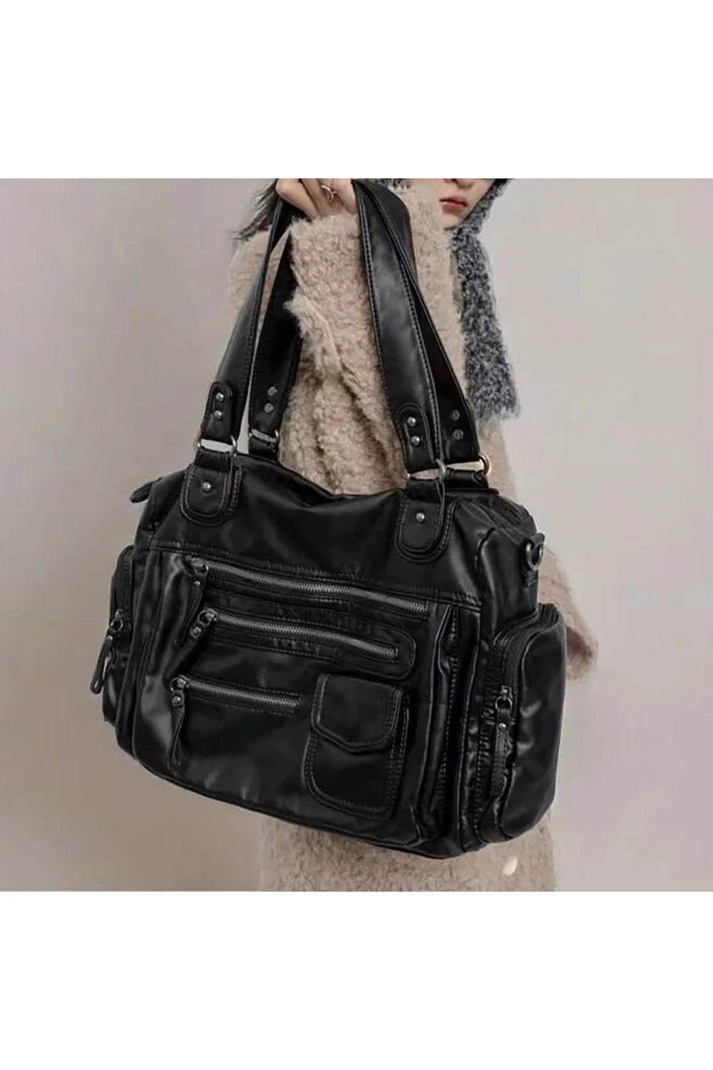 New Style Trends - Y2k Edgy Multi-Pocket Handbag - Outfit Ideas