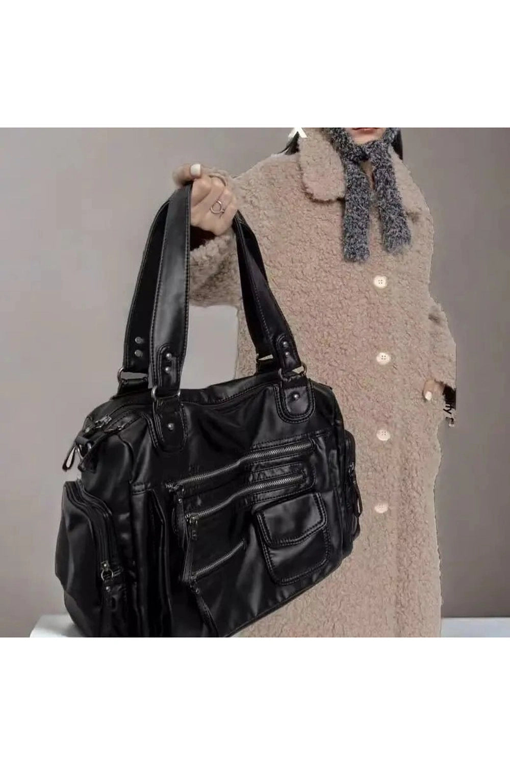 New Style Trends - Y2k Edgy Multi-Pocket Handbag - Outfit Ideas