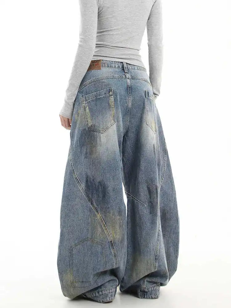 New Style Trends - Y2k Fade Panel Edgy Jeans - Outfit Ideas