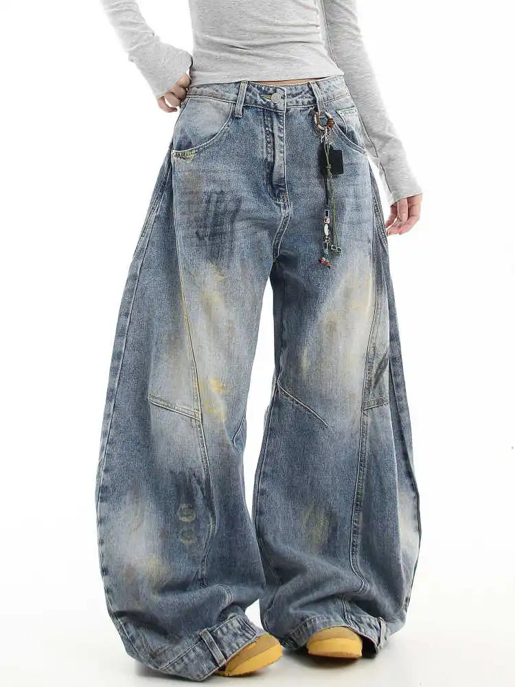 New Style Trends - Y2k Fade Panel Edgy Jeans - Outfit Ideas
