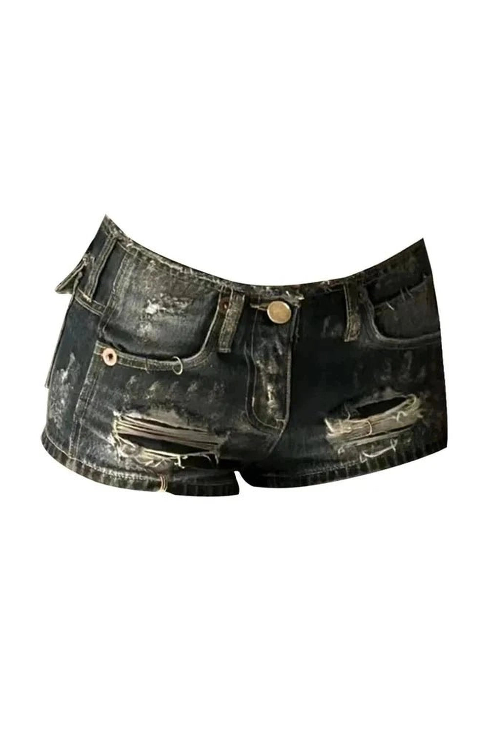 New Style Trends - Y2K Jean Mini Shorts - Outfit Ideas
