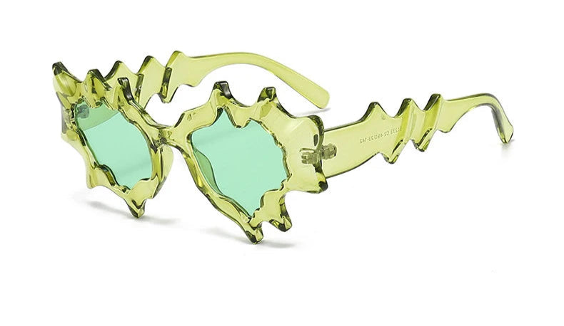 New Style Trends - Y2k Molten Edge Flame Sunglasses - Outfit Ideas