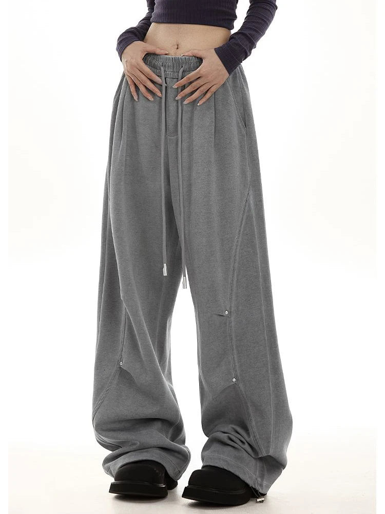 New Style Trends - Y2k Oversized Drawstring Lounge Pants - Outfit Ideas