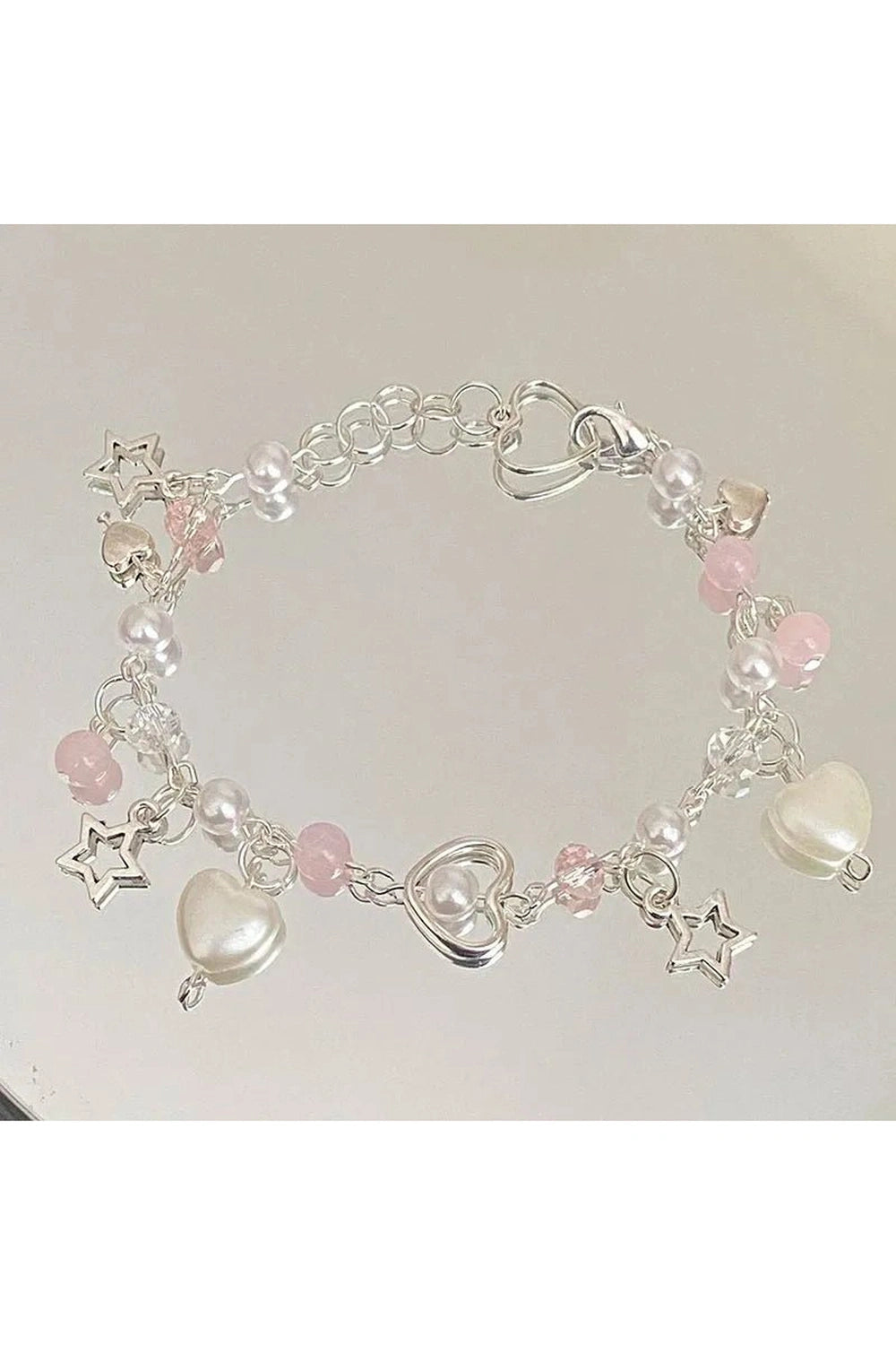 New Style Trends - Y2k Pink Star Pastel Fairy Bracelet - Outfit Ideas