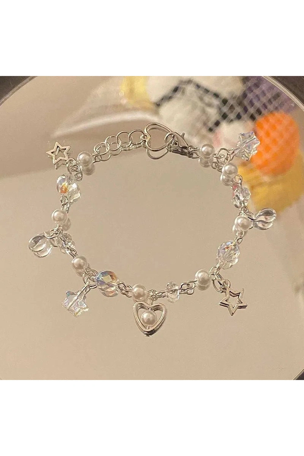 New Style Trends - Y2k Star Bow Knot Beaded Bracelet - Outfit Ideas