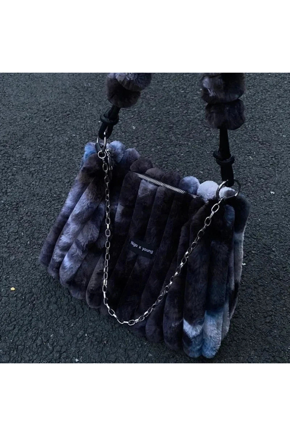 New Style Trends - Y2k Tie Dye Plush Tote Bag - Outfit Ideas