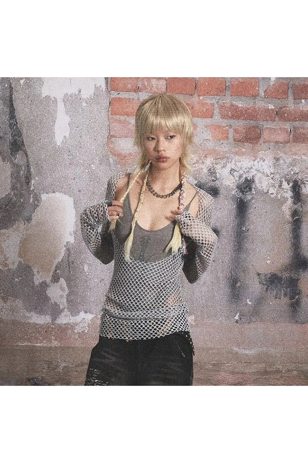 New Style Trends - Y2k Urban Edgy Fishnet Top - Outfit Ideas