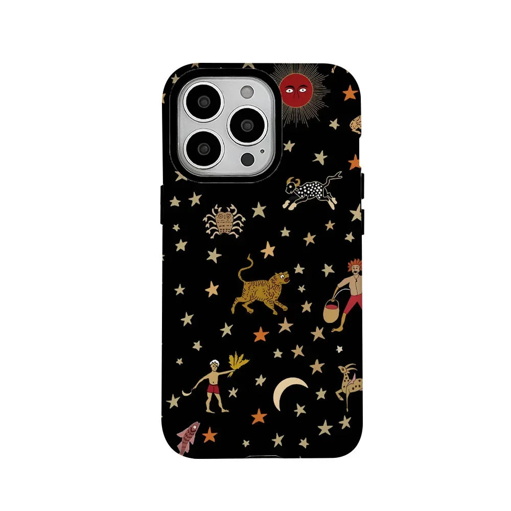 New Style Trends - Zodiac Star Pattern iPhone Case - Outfit Ideas