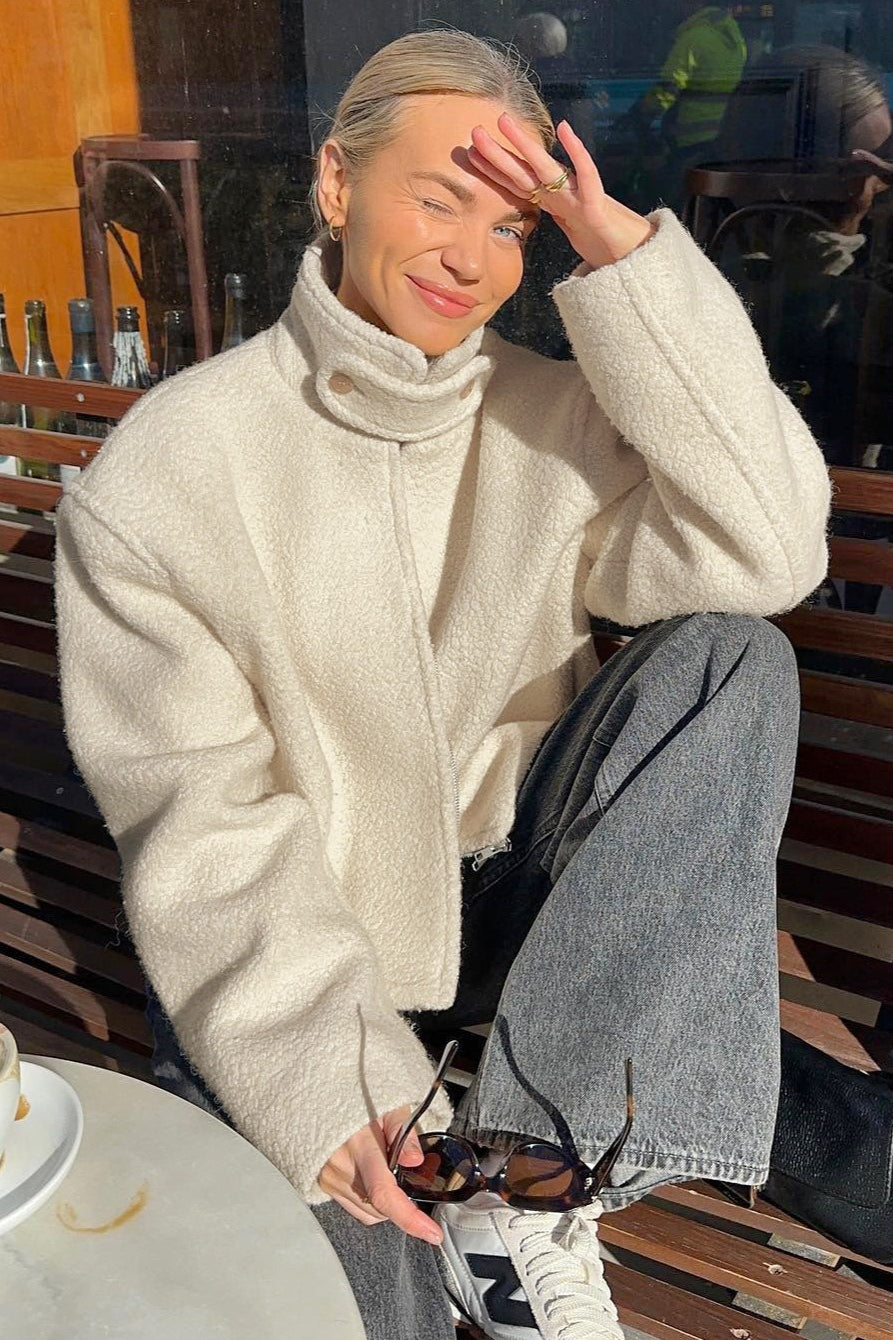 New s, Casual Sherpa St Collar Coat