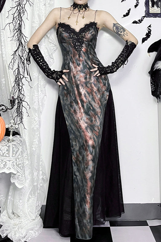 New s Edit, Halloween Flare Hem Gothic Dress