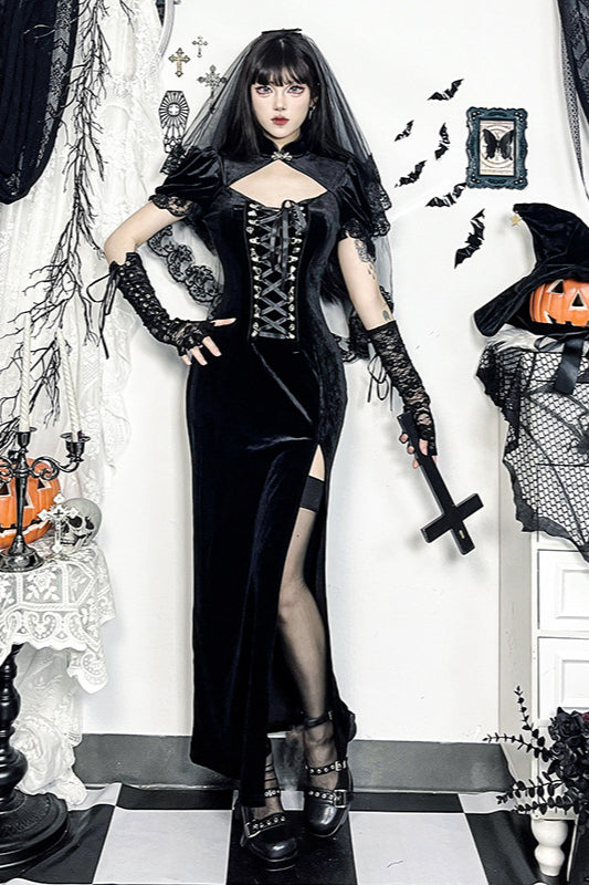 New s, Slim Fit Oriental Gothic Dress