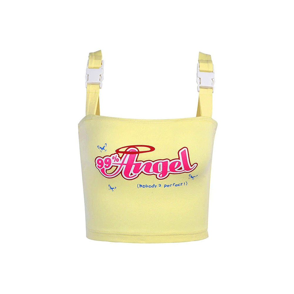 Style Core Aesthetics, New Style Trends - Angel Buckle Crop Top