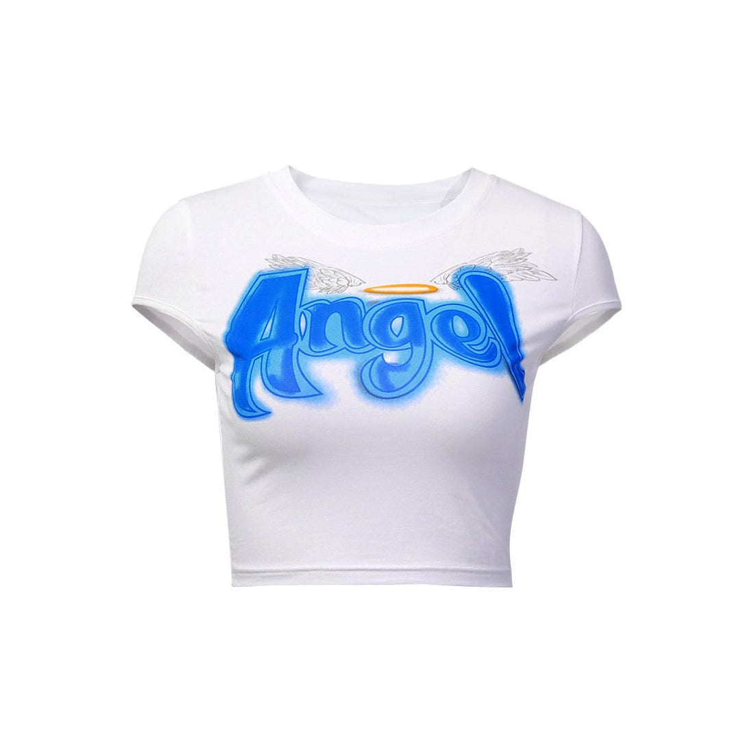 Style Core Aesthetics, New Style Trends - Angel Cropped Tee