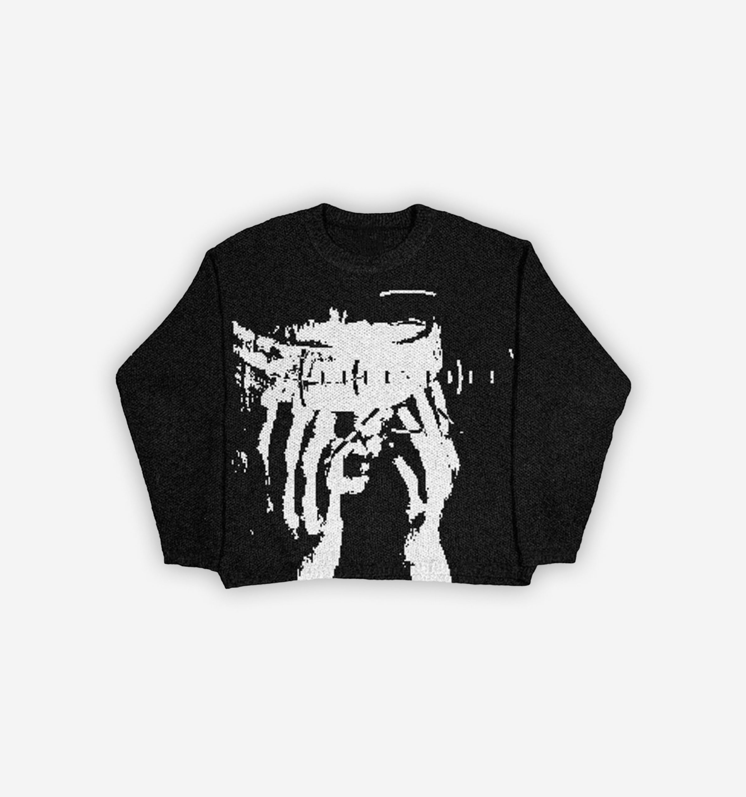 Style Core Aesthetics, New Style Trends - 'Angst' Knit Sweater