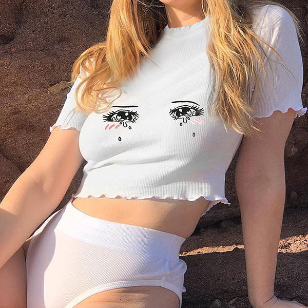 Style Core Aesthetics, New Style Trends - Anime Crybaby Tee
