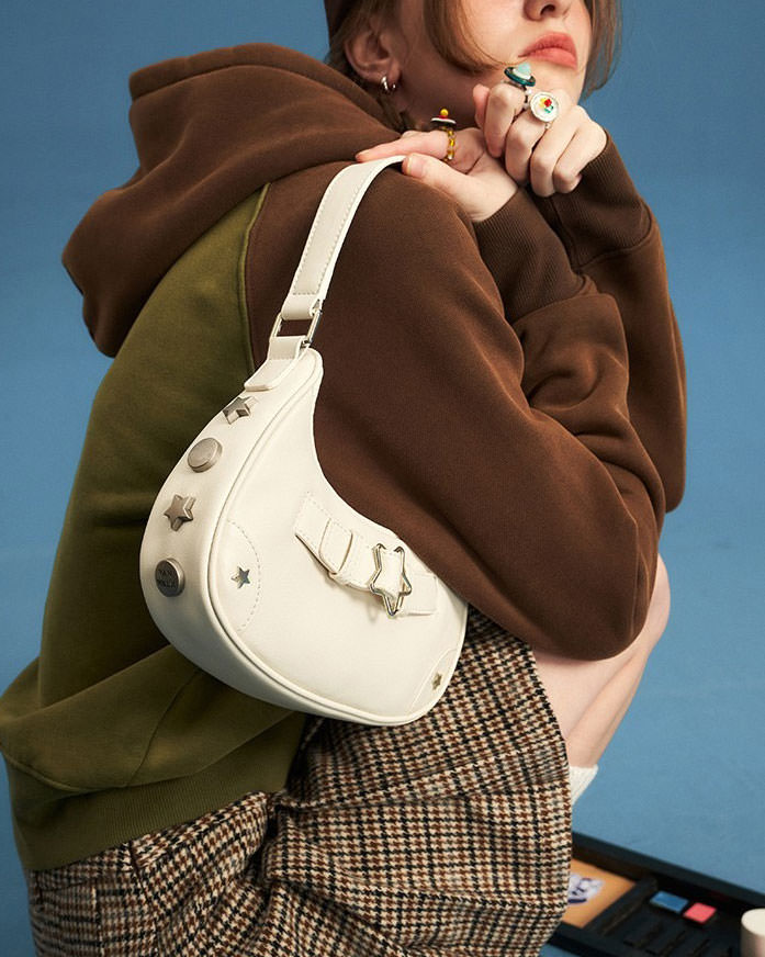 Style Core Aesthetics, New Style Trends - Astria | Sac à Épaule Étoile Y2K